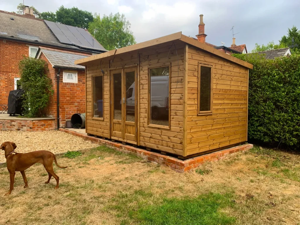 A garden gym installation