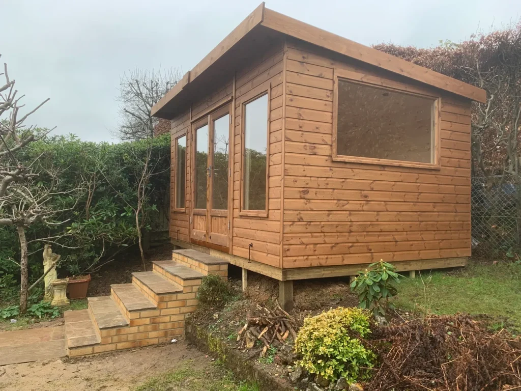 A bespoke room in the garden